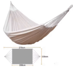 Uplion Canvas Camping Hammocks With Solid Wood Outdoor Hanging Chair Hammock Swing Chair