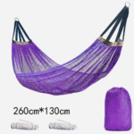 High Quality Travel Single Hammocks Swing Portable Lightweight Outdoors Camping Hammock - Image 4