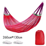High Quality Travel Single Hammocks Swing Portable Lightweight Outdoors Camping Hammock - Image 3