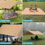 Outdoor Camping PVC Camp Canopy Tent​ for Outdoor Awning Use - Image 5