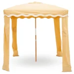 Luxury Outdoor Wooden Pole Umbrella Tent Beach, Large Premium UPF 50+ Canvas Canopy Tent Sun Shade - Image 2