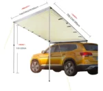 Outdoor Car Side Awning for Camping SUV Trailer Offroad Gear Canopy Sunshade Tent Tarp - Image 3