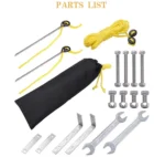 Outdoor Car Side Awning for Camping SUV Trailer Offroad Gear Canopy Sunshade Tent Tarp - Image 2