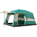 Outdoor 3-4 5-8 10-12 People Oxford Fabric 2 Rooms 1 Hall Screen Camping Tent - Image 2